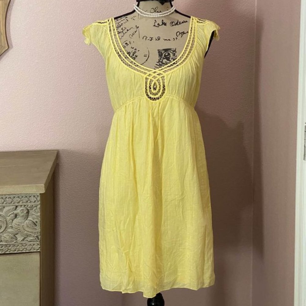 Studio M Women’s Yellow Summer Dress - M